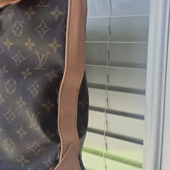 Authentic Louis Vuitton Vintage PM  Weekender Tote Sac Bag Brown Women 18x11 - Picture 5 of 16